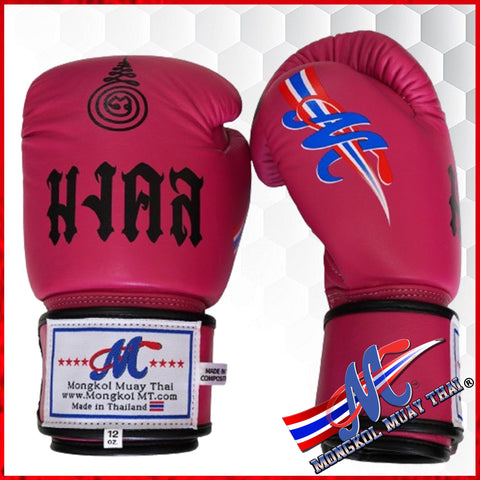 Mongkol Boxing gloves Pink color 12oz. Preorder now