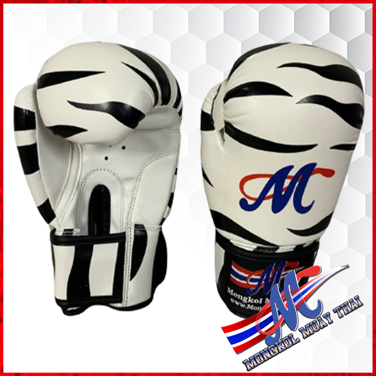 Mongkol Boxing gloves Zebra Kids Mongkol Muay Thai Fight Gear