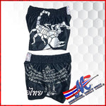 Mongkol Thai Shorts Scorpion-Sakyank our new Classic line Mongkol Muay Thai Shorts Scorpion-Sakyant, 