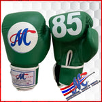 Mongkol boxing gloves velcro Green #85 gloves, 16oz.