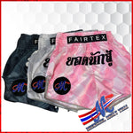 Fairtex -Mongkol Thai shorts Black Yod Nak Sue