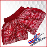 Thai Elephant shorts RED