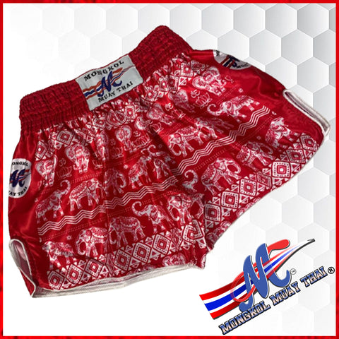 Thai Elephant shorts RED