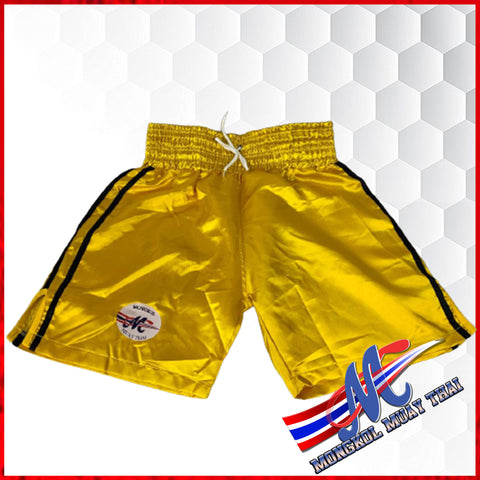 Yellow Boxing shorts