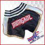 Muay Thai Shorts Mongkol Black Kick