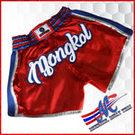 Thai shorts boxing shorts never stop red blue M, L Mongkol shorts never stop SNS