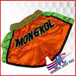 Muay Thai Shorts Mongkol Brave Orange-green