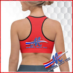 Mongkol Muay Thai Sports bra red with logo