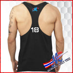 t-shirt muay thai is my therapy black tank top for men , unisex S, M, L, XL