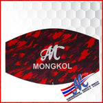mask logo m ,camo red one size