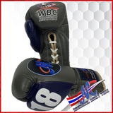 Mongkol Boxing Glove - WBC Collection 18 grey/blue thumb