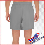Mongkol Men's Athletic Gray Long Shorts