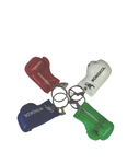 keychain red, blue,green, white mini boxing gloves 