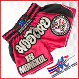 thai shorts pink wbc mongkol wbc 18 Muay Thai Shorts Mongkol WBC Edition Pink, mongkol thai shorts wbc