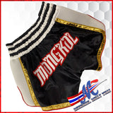 Muay Thai Shorts Mongkol - Kick black/white/gold