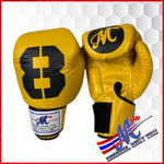 Big 8 gloves yellow,boxing gloves Big 8 gloves yellow 16oz